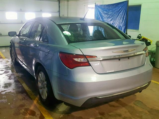 1C3CCBBB6DN673919 - 2013 CHRYSLER 200 TOURIN BLUE photo 3