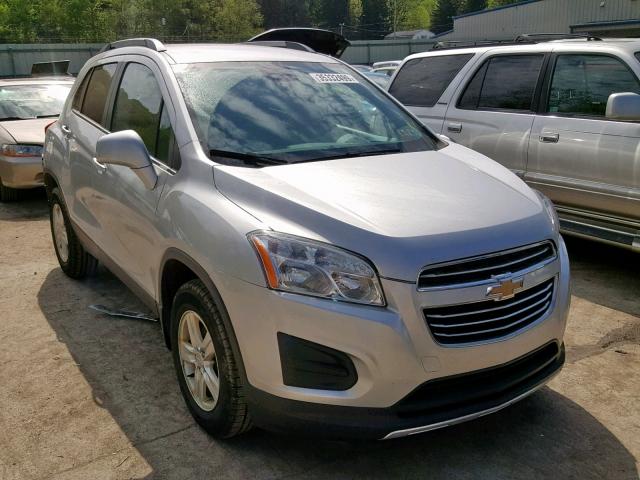 3GNCJPSBXGL219330 - 2016 CHEVROLET TRAX 1LT SILVER photo 1