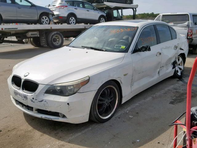 WBANA53544B852026 - 2004 BMW 525 I WHITE photo 2