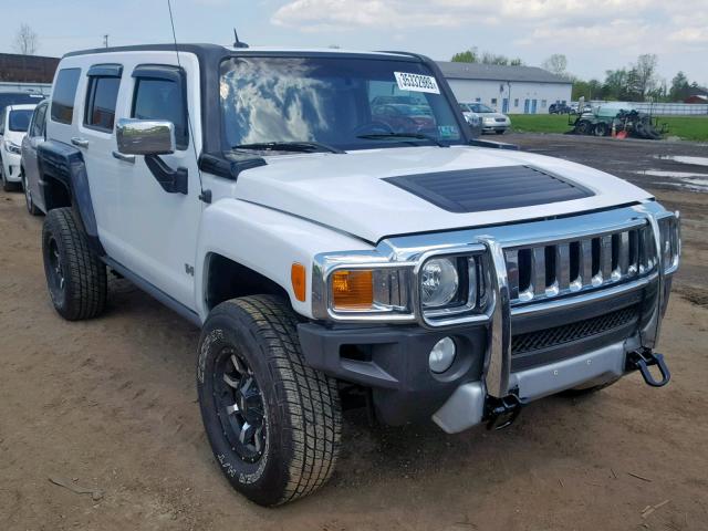 5GTEN13E688168008 - 2008 HUMMER H3 WHITE photo 1