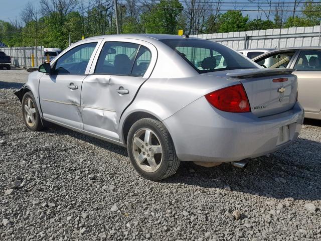 1G1AL58F987225353 - 2008 CHEVROLET COBALT LT SILVER photo 3