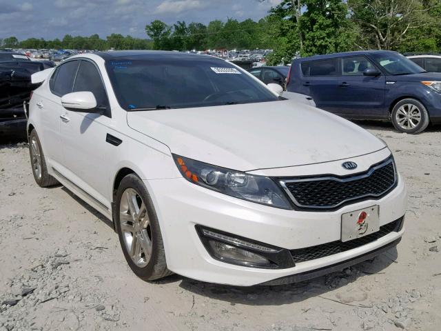 5XXGR4A62DG093154 - 2013 KIA OPTIMA SX WHITE photo 1