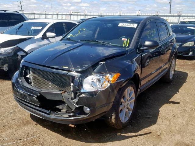 1B3CB5HAXBD168260 - 2011 DODGE CALIBER HE BLACK photo 2