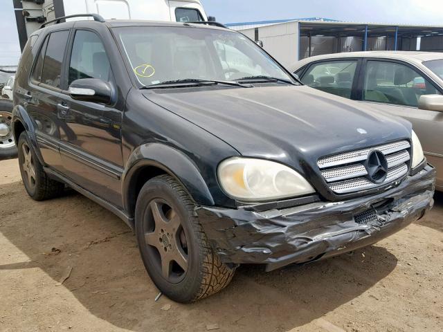 4JGAB74E12A348203 - 2002 MERCEDES-BENZ ML 55 BLACK photo 1