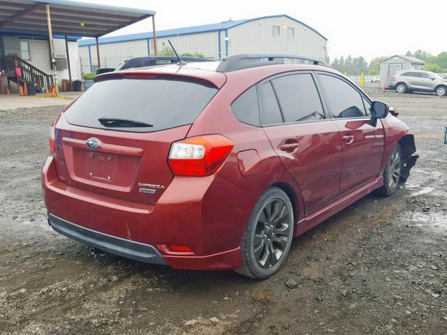 JF1GPAL60CG210437 - 2012 SUBARU IMPREZA SP MAROON photo 4