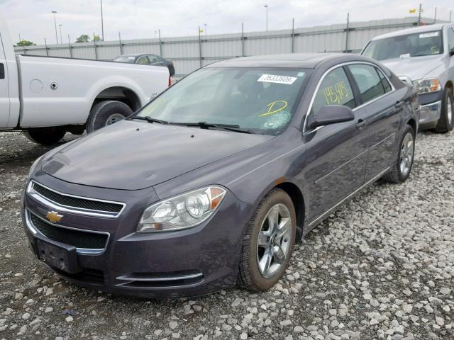 1G1ZC5EB9A4141545 - 2010 CHEVROLET MALIBU 1LT 灰色 照片 2