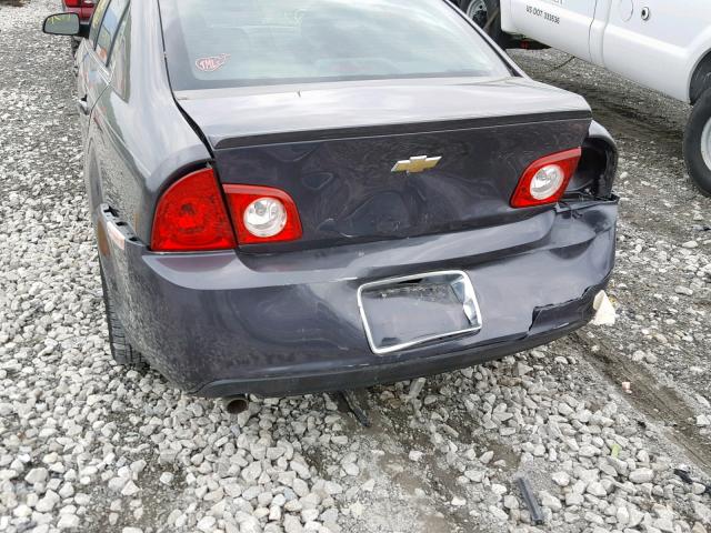 1G1ZC5EB9A4141545 - 2010 CHEVROLET MALIBU 1LT 灰色 照片 9