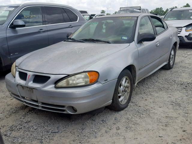 1G2NF52E54C243824 - 2004 PONTIAC GRAND AM S SILVER photo 2