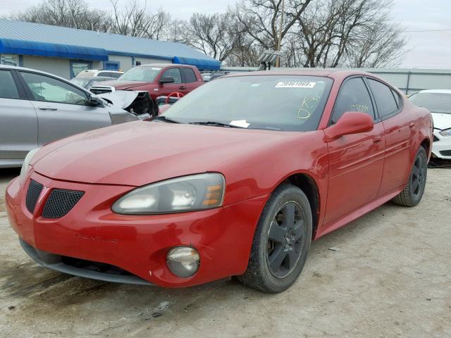 2G2WP582471154206 - 2007 PONTIAC GRAND PRIX RED photo 2