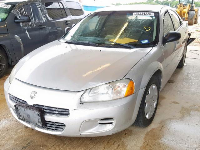 1B3EL36X02N278116 - 2002 DODGE STRATUS SE SILVER photo 2