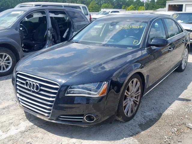 WAUR2AFD7DN034007 - 2013 AUDI A8 L QUATT BLACK photo 2