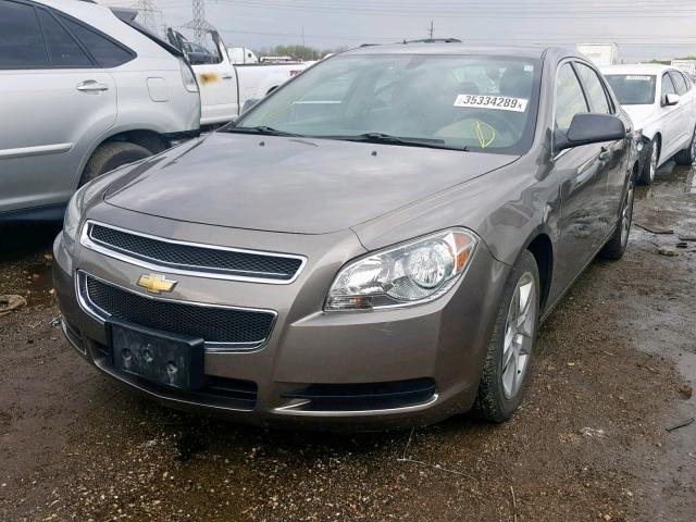 1G1ZB5E12BF216845 - 2011 CHEVROLET MALIBU LS BROWN photo 2