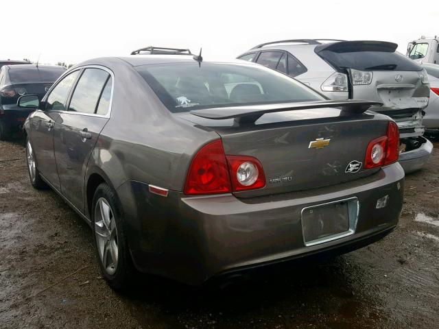 1G1ZB5E12BF216845 - 2011 CHEVROLET MALIBU LS BROWN photo 3