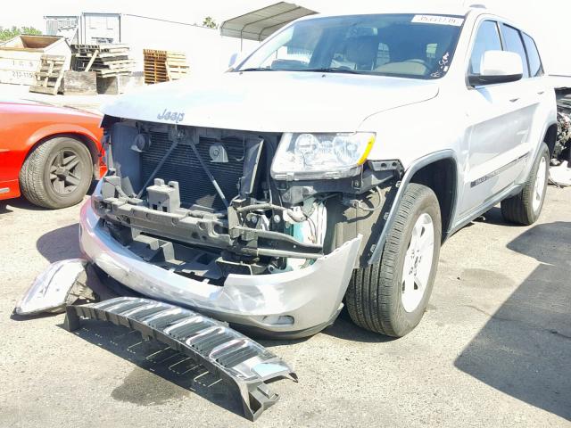 1J4RR4GT6BC503743 - 2011 JEEP GRAND CHER SILVER photo 2