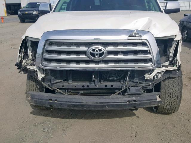 5TDDY5G16CS065443 - 2012 TOYOTA SEQUOIA PL WHITE photo 9