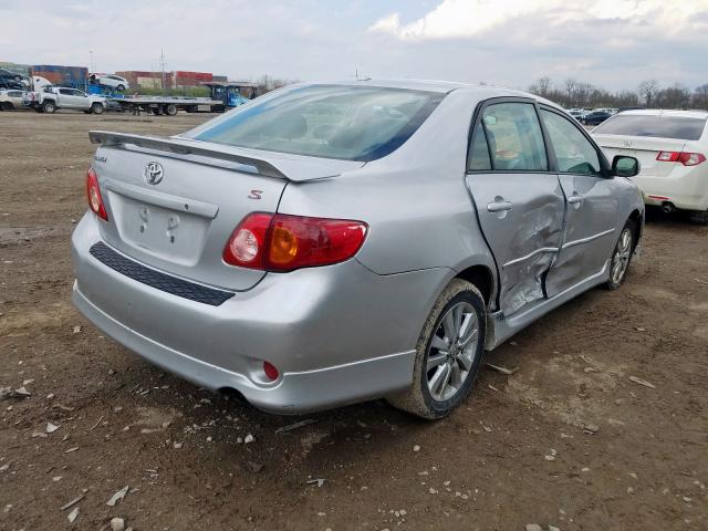 1NXBU40E79Z141486 - 2009 TOYOTA COROLLA BASE  photo 4