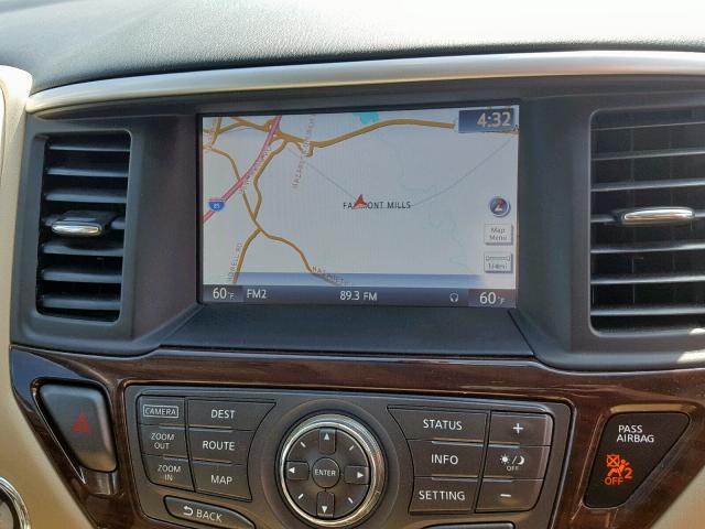 5N1AR2MMXGC606123 - 2016 NISSAN PATHFINDER GRAY photo 9