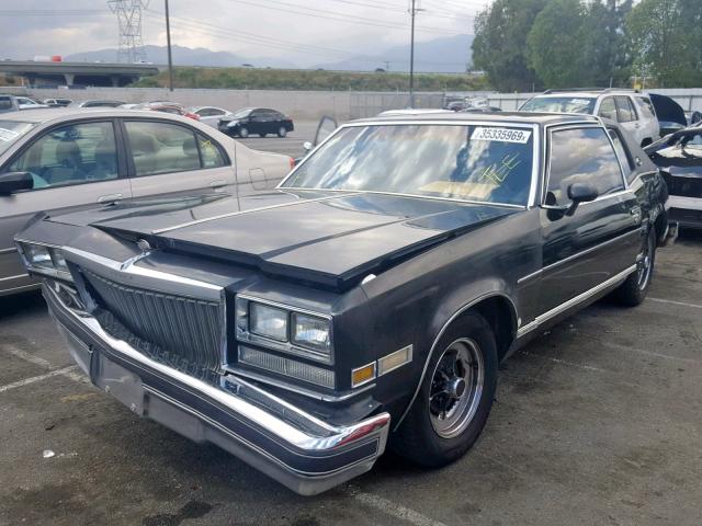 4Z37K7H440610 - 1977 BUICK REGAL BLACK photo 2