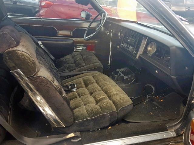 4Z37K7H440610 - 1977 BUICK REGAL BLACK photo 5