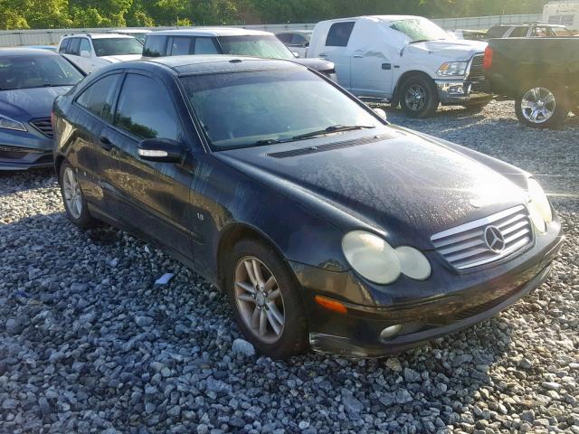 WDBRN40J63A450869 - 2003 MERCEDES-BENZ C 230K SPO BLACK photo 1