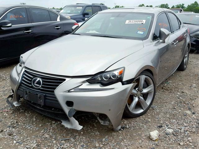 JTHBE1D26E5006499 - 2014 LEXUS IS 350 GRAY photo 2