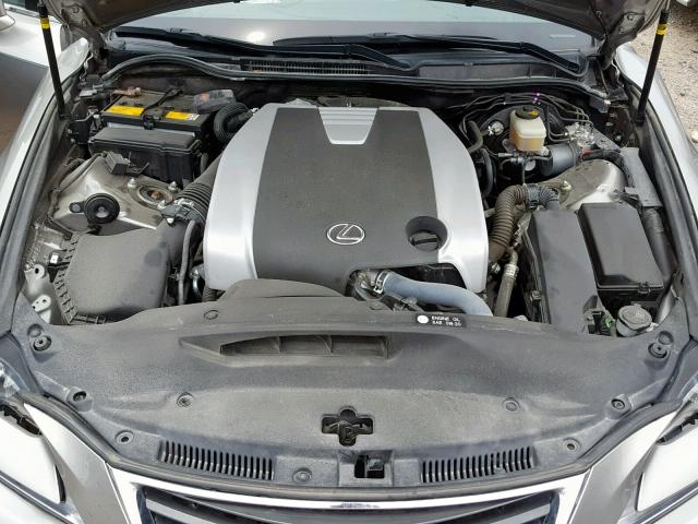 JTHBE1D26E5006499 - 2014 LEXUS IS 350 GRAY photo 7