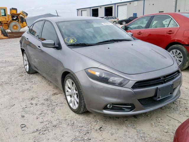 1C3CDFBA2DD340277 - 2013 DODGE DART SXT GRAY photo 1