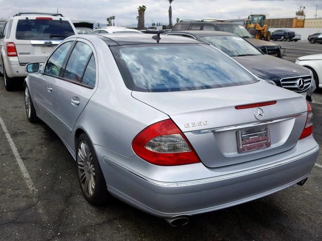 WDBUF56X38B312152 - 2008 MERCEDES-BENZ E 350 SILVER photo 3