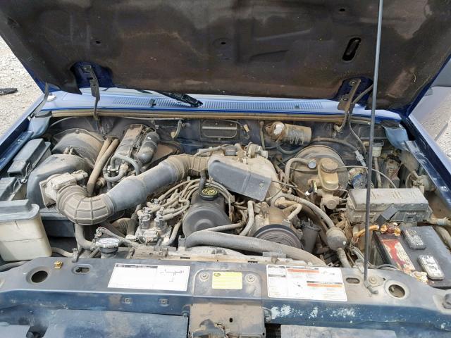 1FTCR10A0PUB08056 - 1993 FORD RANGER BLUE photo 7