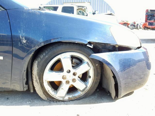 1G2ZH57N584157479 - 2008 PONTIAC G6 GT BLUE photo 9