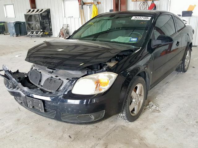 1G2AL18F087314135 - 2008 PONTIAC G5 BLACK photo 2