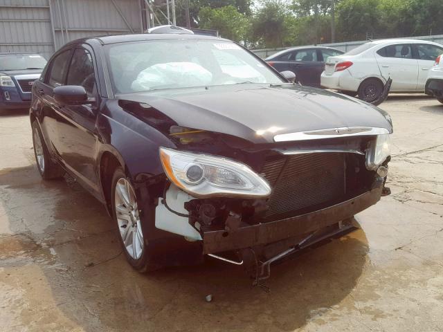 1C3CCBBB3CN188863 - 2012 CHRYSLER 200 TOURIN BLACK photo 1