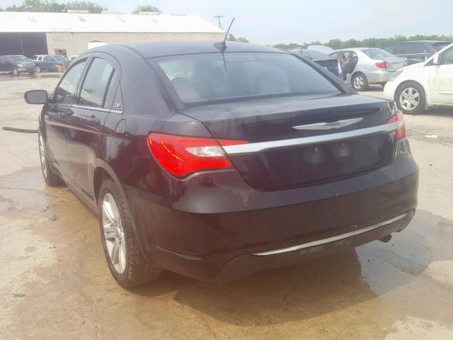 1C3CCBBB3CN188863 - 2012 CHRYSLER 200 TOURIN BLACK photo 3