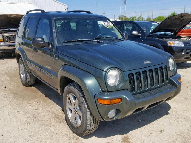 1J4GL58KX3W606698 - 2003 JEEP LIBERTY LI GREEN photo 1