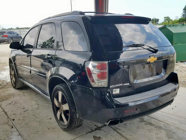 2CNDL537986012564 - 2008 CHEVROLET EQUINOX SP BLACK photo 3