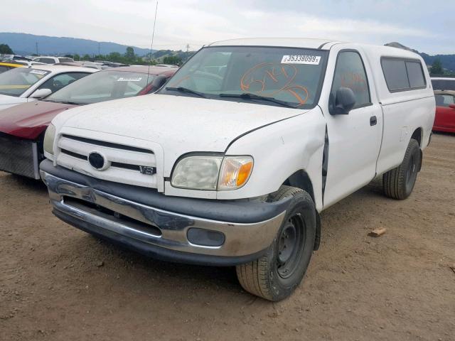 5TBJT32175S460451 - 2005 TOYOTA TUNDRA WHITE photo 2