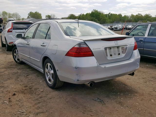 JHMCN36486C000408 - 2006 HONDA ACCORD HYB SILVER photo 3