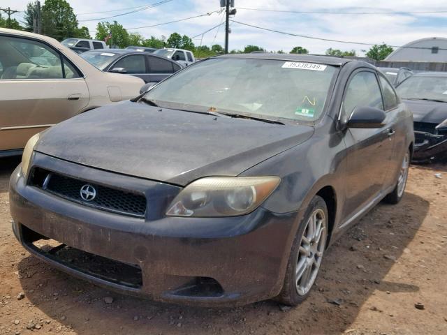 JTKDE177860103759 - 2006 TOYOTA SCION TC BLACK photo 2