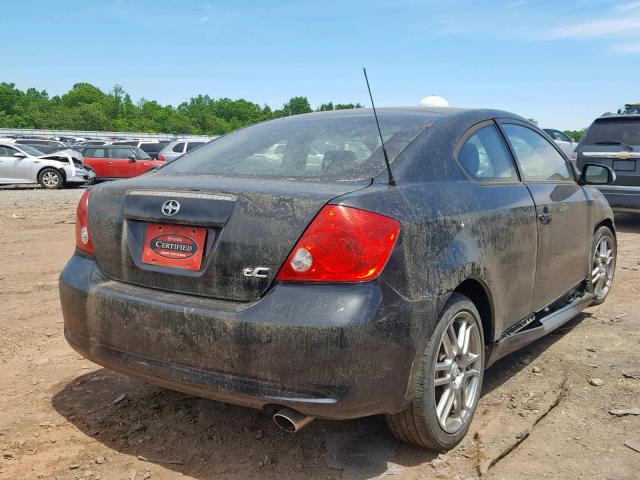 JTKDE177860103759 - 2006 TOYOTA SCION TC BLACK photo 4