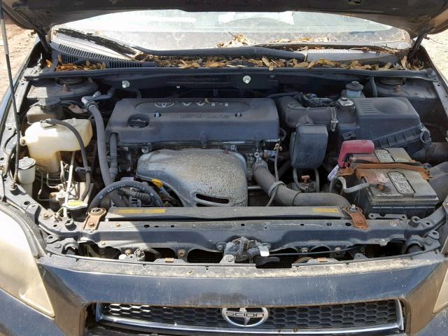 JTKDE177860103759 - 2006 TOYOTA SCION TC BLACK photo 7