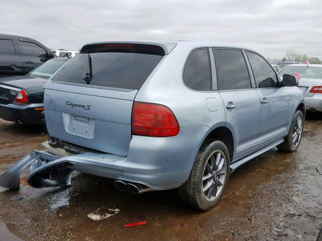 WP1AB29P66LA69176 - 2006 PORSCHE CAYENNE S BLUE photo 4