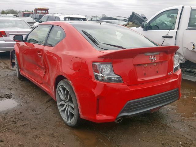 JTKJF5C7XGJ022688 - 2016 TOYOTA SCION TC RED photo 3
