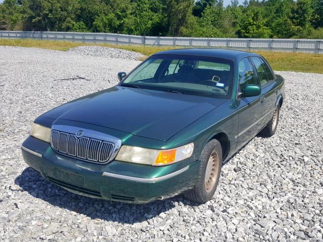 2MEFM75W8YX706858 - 2000 MERCURY GRAND MARQ GREEN photo 2