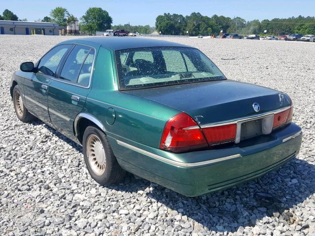 2MEFM75W8YX706858 - 2000 MERCURY GRAND MARQ GREEN photo 3