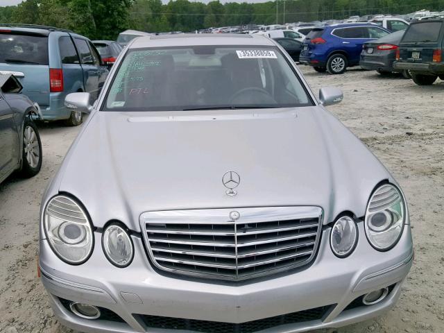 WDBUF56X08B202577 - 2008 MERCEDES-BENZ E 350 SILVER photo 10