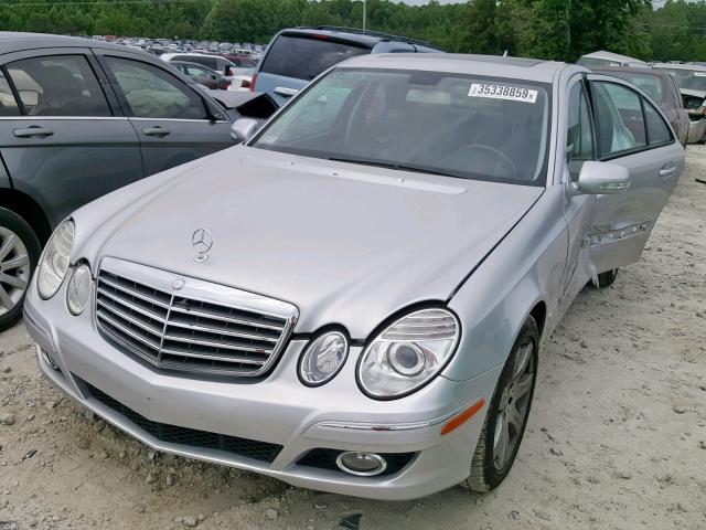 WDBUF56X08B202577 - 2008 MERCEDES-BENZ E 350 SILVER photo 2