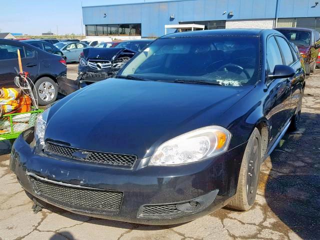 2G1WD57C891207659 - 2009 CHEVROLET IMPALA SS BLACK photo 2