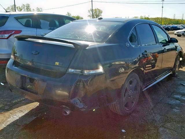 2G1WD57C891207659 - 2009 CHEVROLET IMPALA SS BLACK photo 4