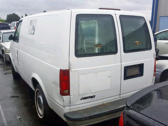 1GCDM19W9WB205459 - 1998 CHEVROLET ASTRO WHITE photo 3