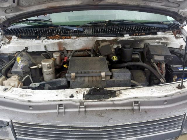 1GCDM19W9WB205459 - 1998 CHEVROLET ASTRO WHITE photo 7